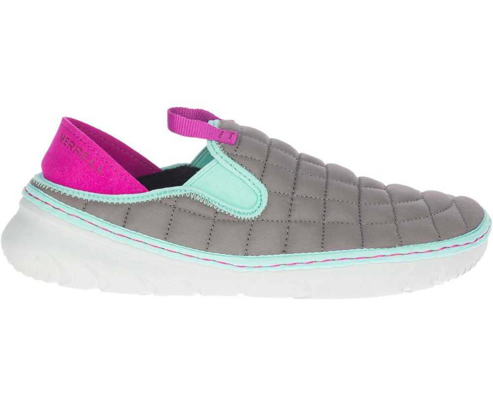Slip On Senhora - Merrell Hut Moc - Cinzentas/Rosa - OLA734691